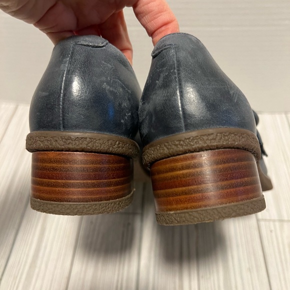 Dansko Mary Jane Shoes Size 36-5.5-6 Brandy Adjustable Strap High Chunky Heels - Picture 6 of 7
